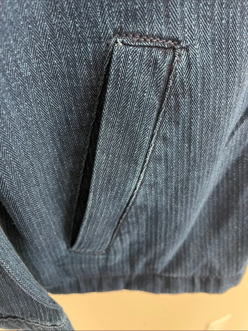 Folk Men's Indigo Denim Shirt Jacket - Picture 4 of 7